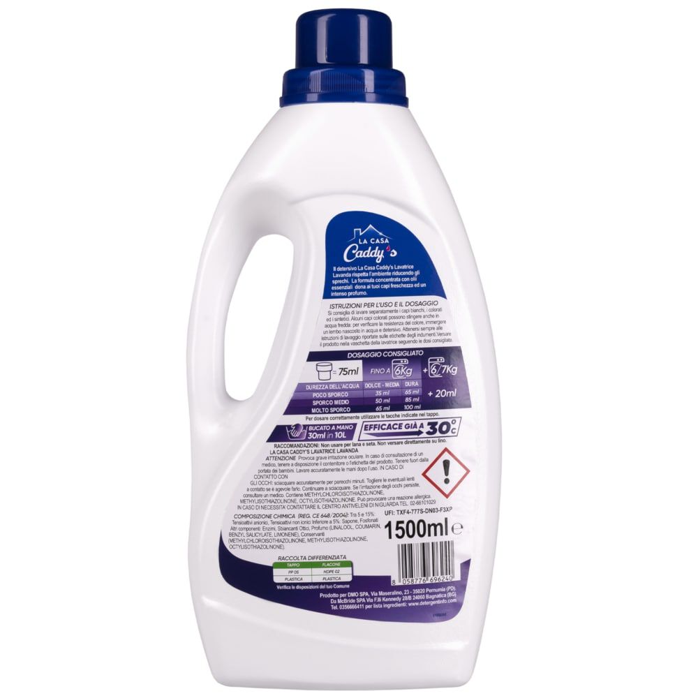 Caddy's Detersivo Lavatrice Lavanda 30 Lavaggi, , large