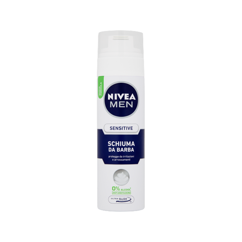 Nivea Men Sensitive Schiuma Da Barba 200 ml, , large
