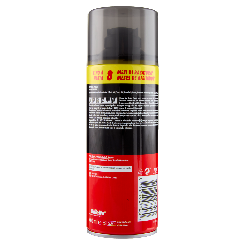Gillette Schiuma Da Barba 400ml, , large