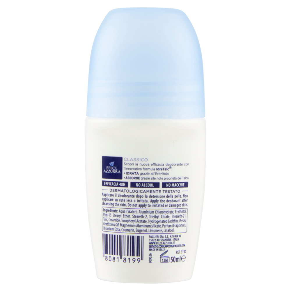Felce Azzurra Classico Deodorante Roll-On 50 ml, , large