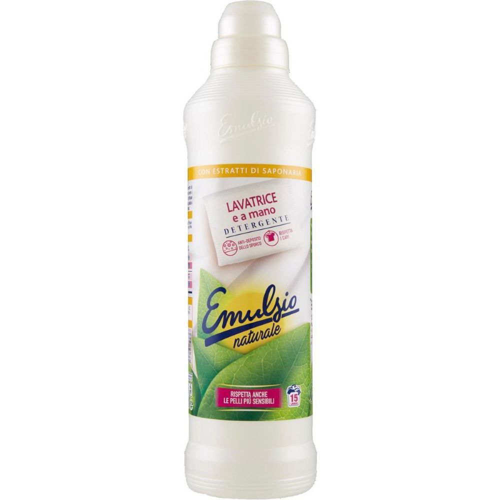 Emulsio Detersivo Lavatrice Naturale Liquido 750 ml, , large