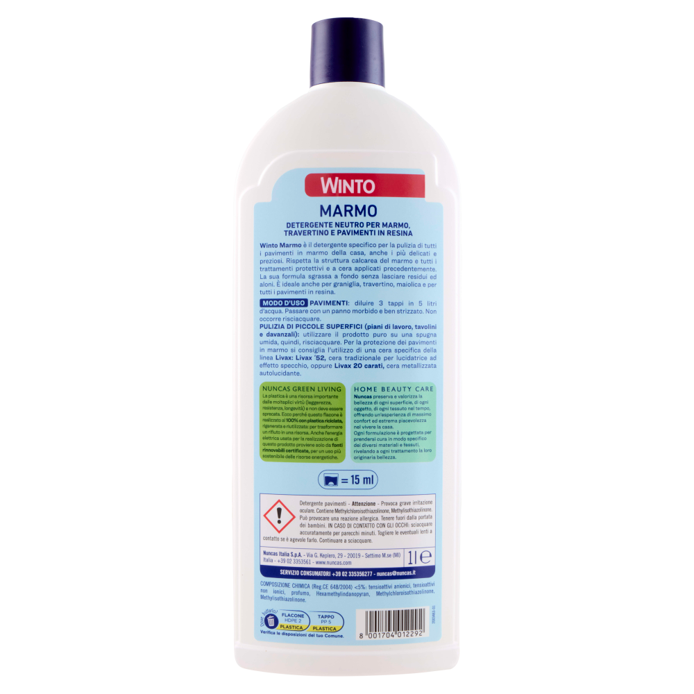 Nuncas Winto Detergente per Marmo 1 Litro, , large
