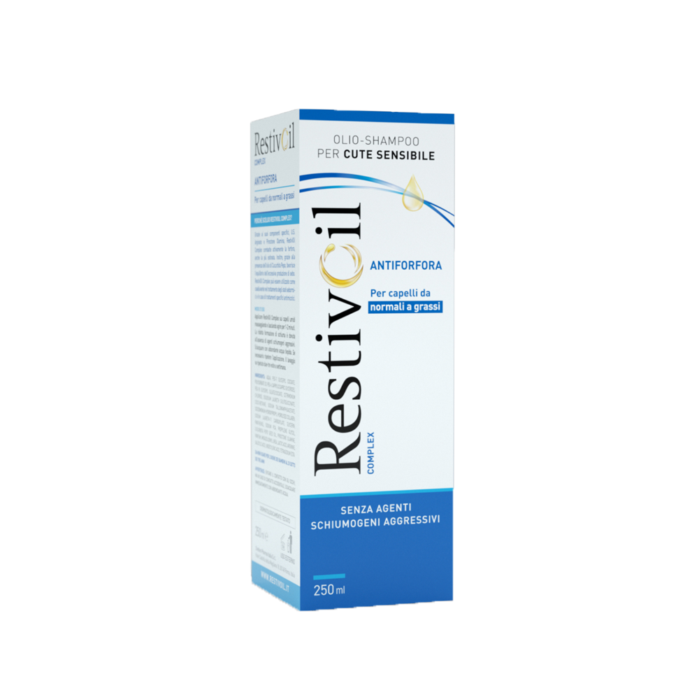 RestivOil Antiforfora Olio-Shampoo Per Cute Sensibile 250 ml, , large