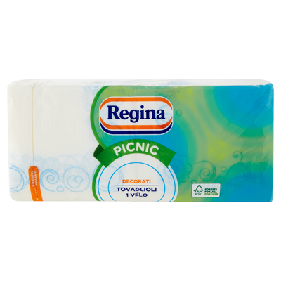 Regina Picnic Decorati 162 Tovaglioli