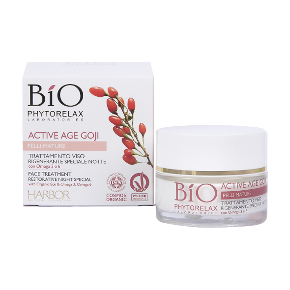 Biophytorelax Trattamento Viso Notte Age Goji 50ml, , large