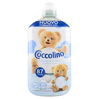 Coccolino Ammorbidente Concentrato Delicato & Soffice Nuvola di cotone 87 Lavaggi