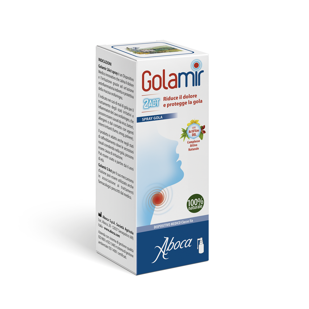 Aboca Golamir 2ACT Spray 30 ml, , large