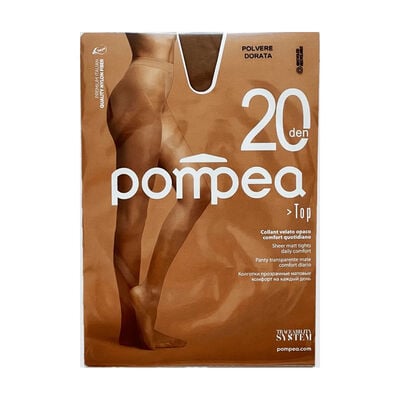 Pompea Collant 20 Den 3-M Polvere Dorata 
