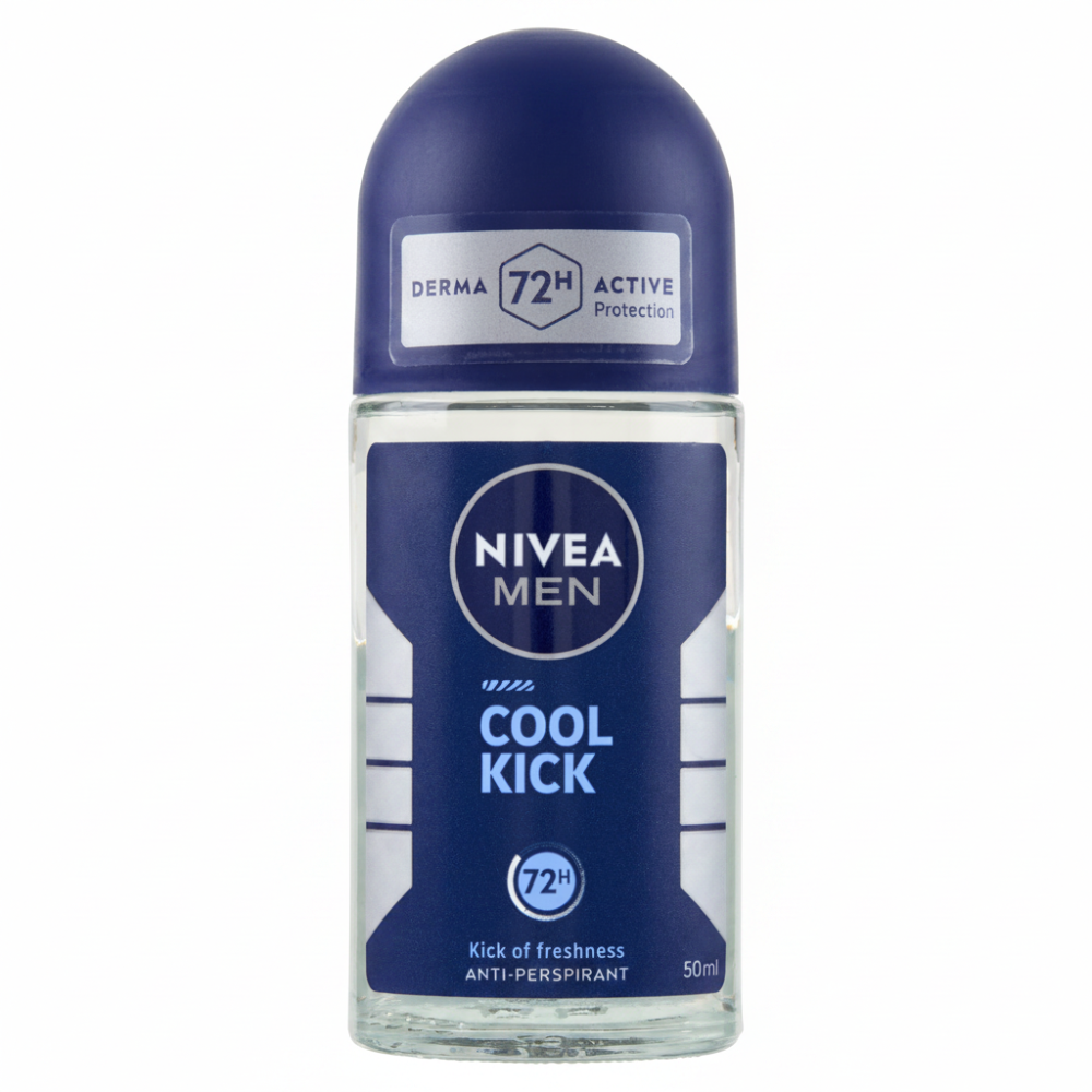 Nivea Men Cool Kick Deodorante Uomo Roll-on 50ml, , large