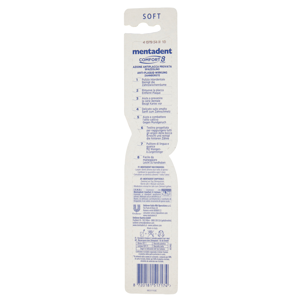 Mentadent Comfort 8 Action Soft, , large