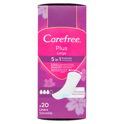 Carefree Salvaslip Plus L 20 Pezzi