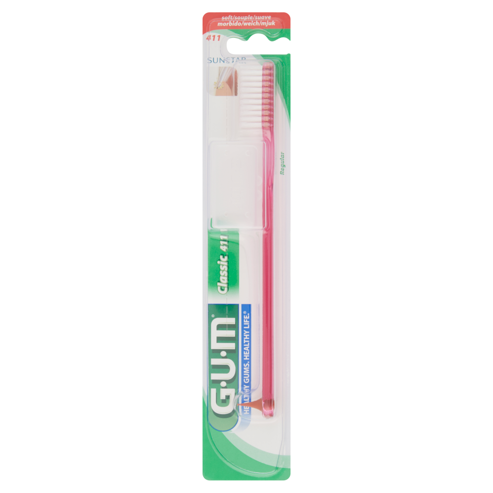 Gum Classic 411 Spazzolino Morbido, , large