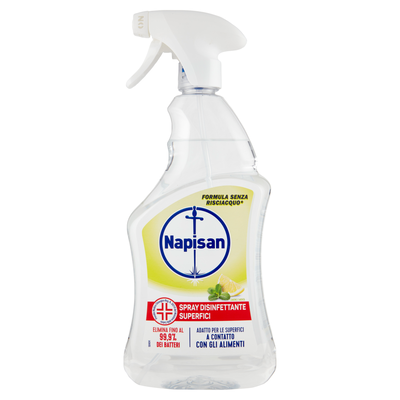 Napisan Spray Disinfettante Superfici Limone e Menta 740ml