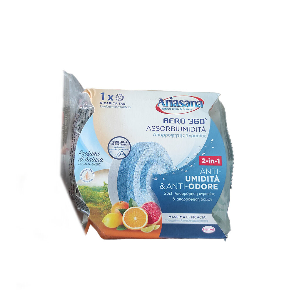Ariasana Aero 360&deg; Ricarica Tab Agrumi 450g	, , large