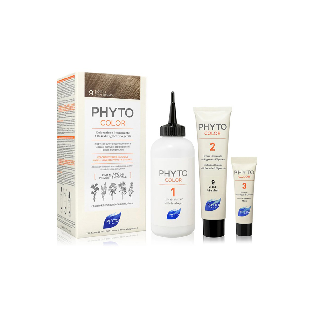 Phyto Phytocolor 9 Biondo Chiarissimo Colorazione Permanente Per Capelli, , large