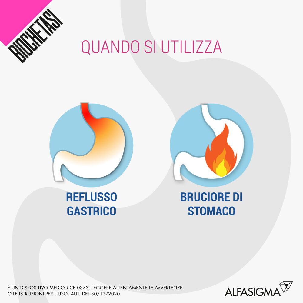 Biochetasi Reflusso Soluzione Orale Aroma Arancia 20 Stick Monodose, , large