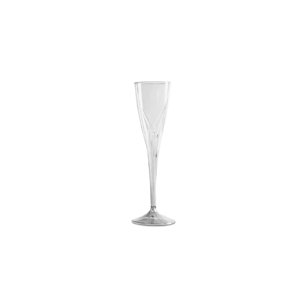 Dopla Bicchieri Flutes Trasparenti 120ml 10 pezzi, , large