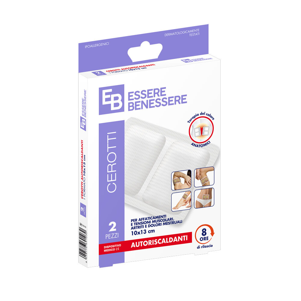 Essere Benessere Dolore 2 Cerotti Autoriscaldanti, , large