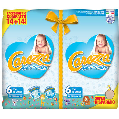 Carezza Pannolini Comfort XXL (15-30 Kg)