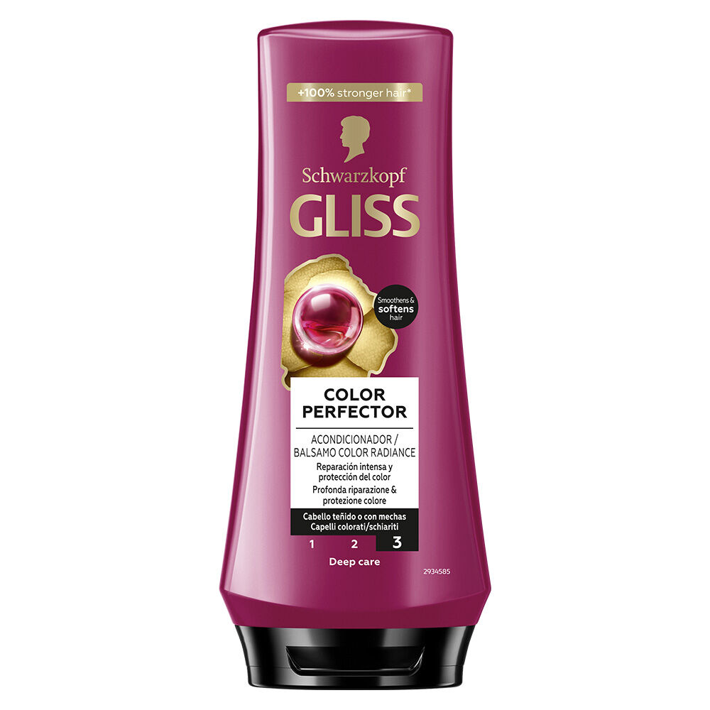 Gliss Hair Repair Colour Perfecor Balsamo Riparatore 200 ml, , large