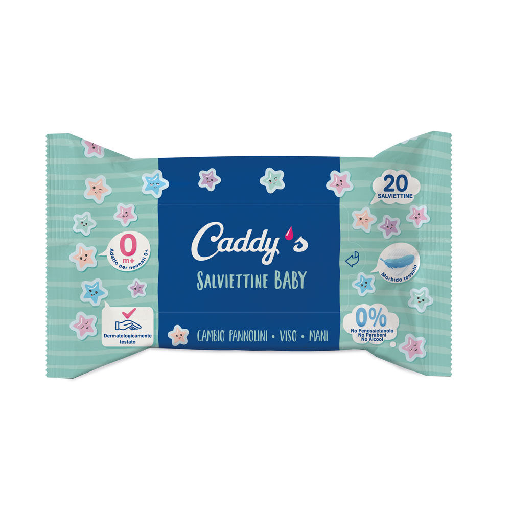 Caddy's Salviette Bimbo 20 Pezzi, , large