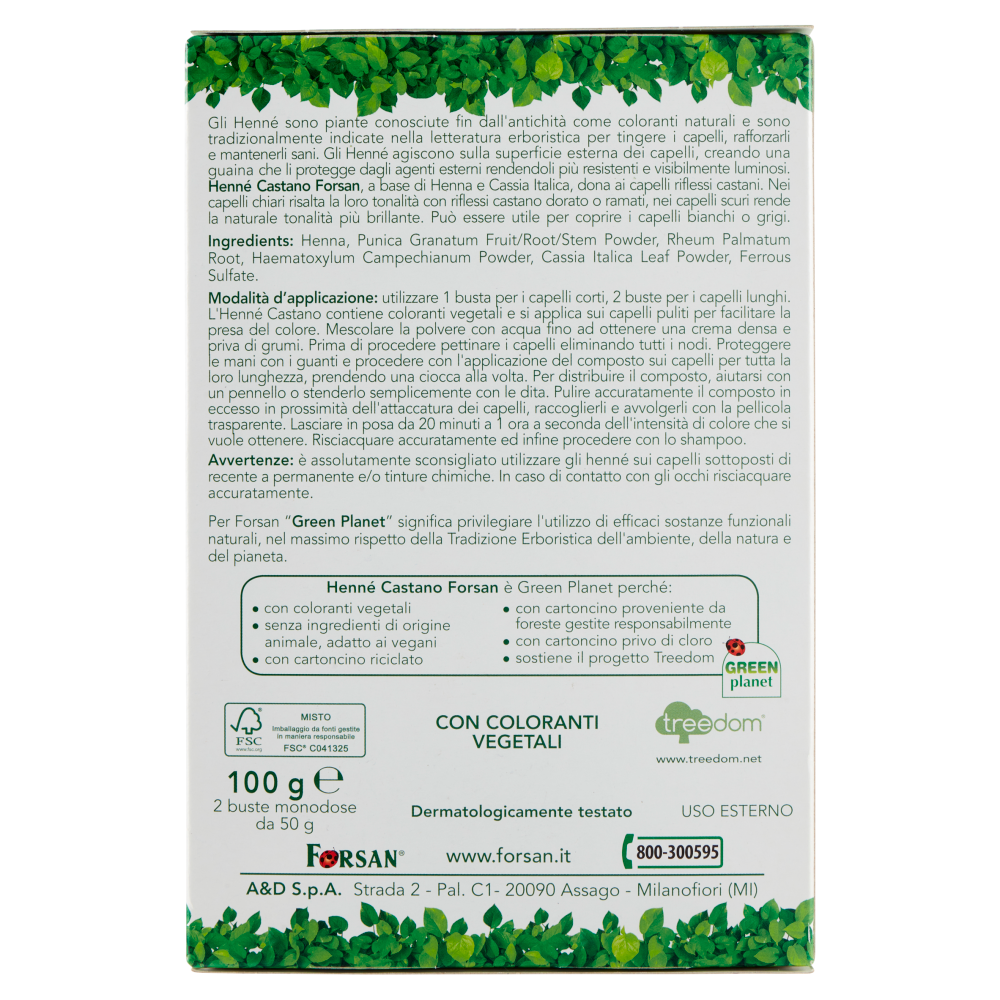 Forsan Henn&eacute; Castano 100 g, , large