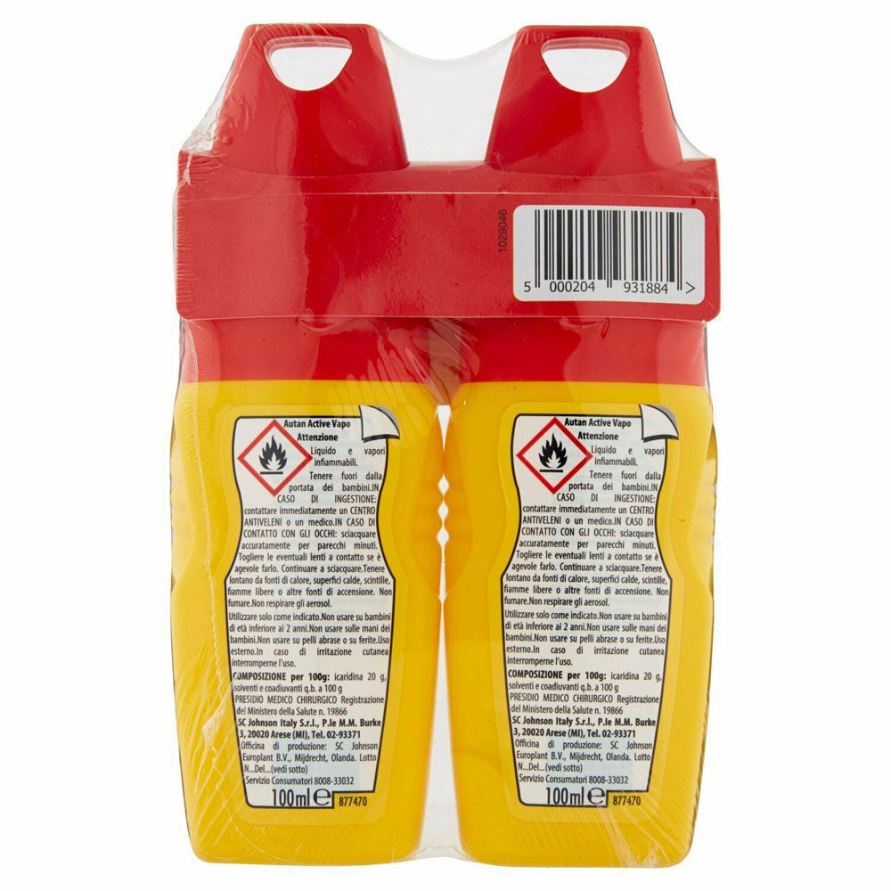 Autan Active Vapo 100 ml  2 Pezzi, , large