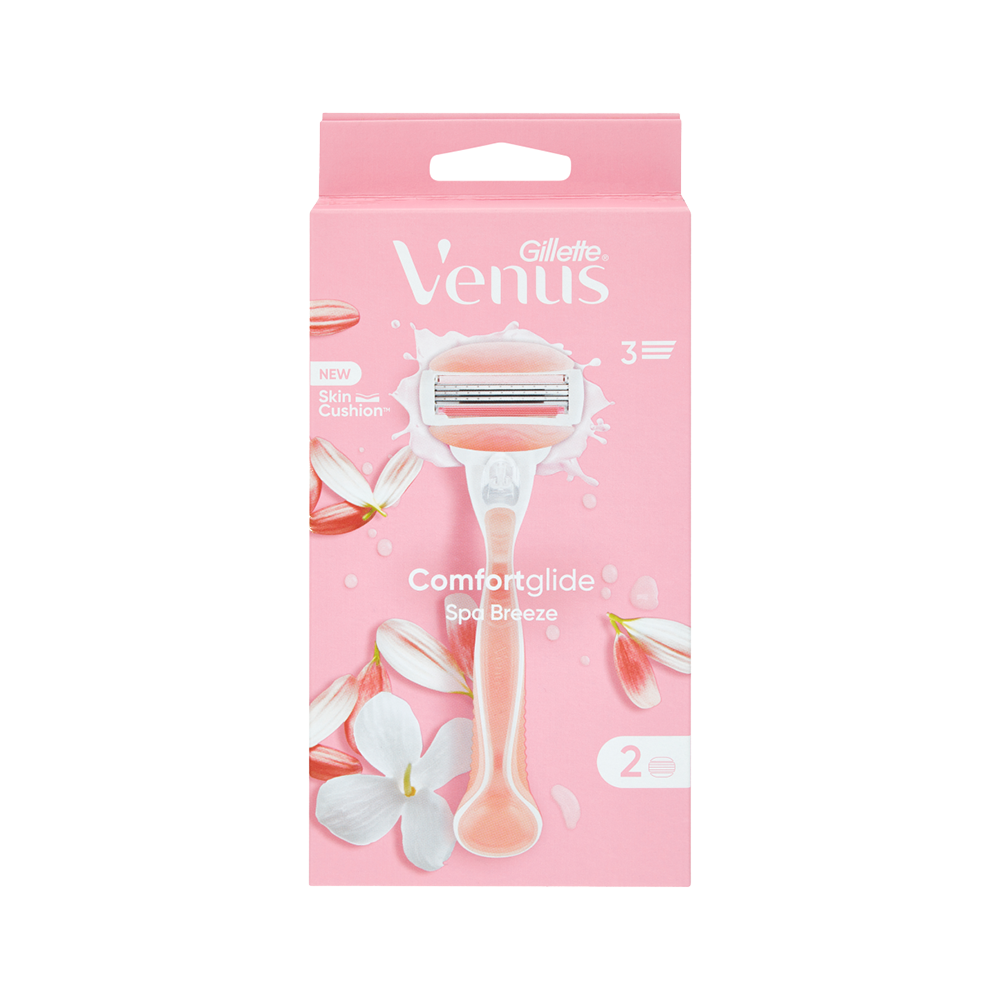 Gillette Venus Rasoio Spa Breeze + 2 Ricariche, , large