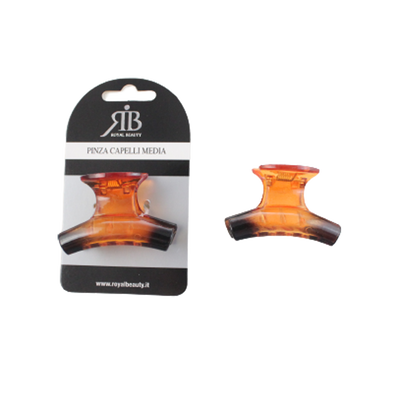 Royal Beauty Pinza Capelli Tartaruga 6 Cm