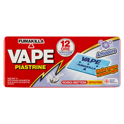 Vape Piastrine Antiodore 30 Piastrine