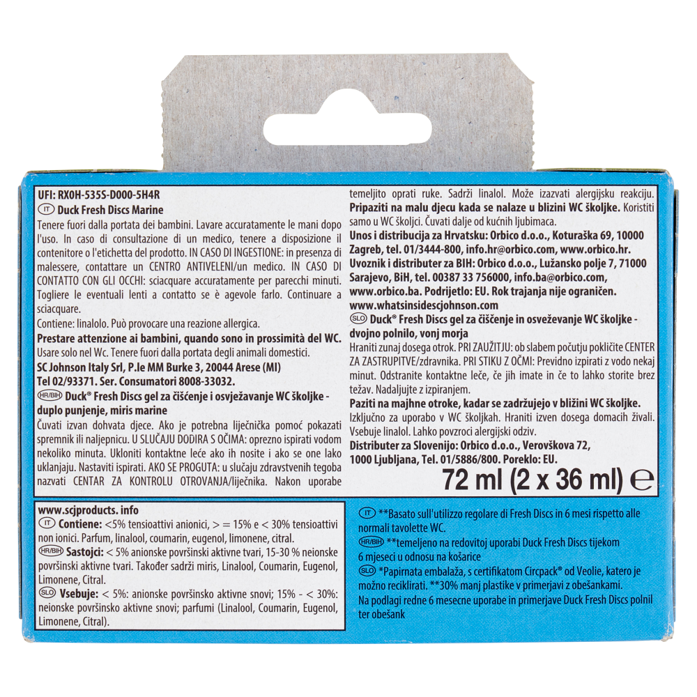 Duck Fresh Discs Doppia Ricarica Assortita 2 Ricariche, , large