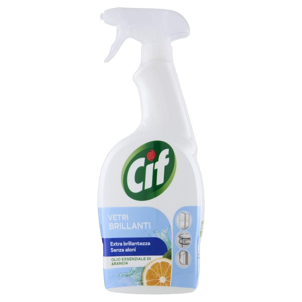 Cif Vetri Brillanti Spray al Bergamotto 650 ml, , large