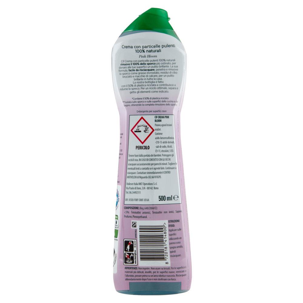 Cif Crema Pink Bloom 500 ml, , large
