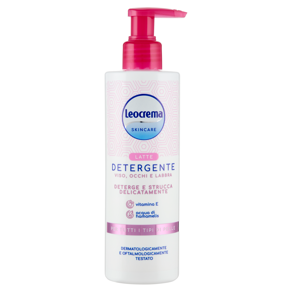 Leocrema Skincare Latte Detergente Viso, Occhi e Labbra 250 ml, , large