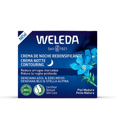 Weleda Blu Gencentiana e Stella Alpina Crema Ridensificante Notte 40 ml