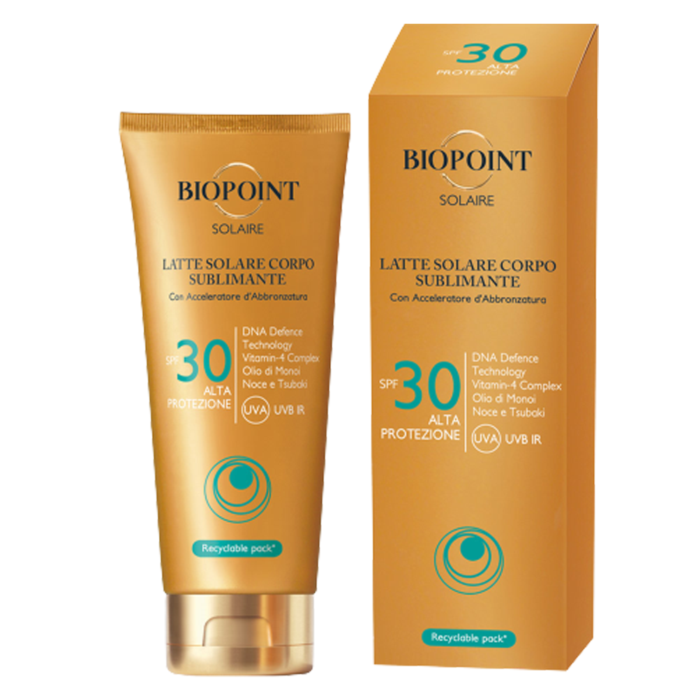 Biopoint Solare Latte Corpo Spf 30 200 ml, , large
