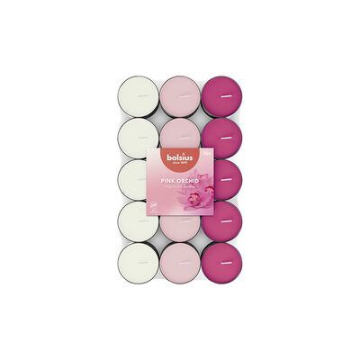 Bolsius Candela tealight profumata all&rsquo;Orchidea 30 pezzi	