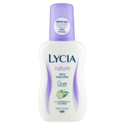 Lycia Nature con Cetriolo e T&egrave; Verde Deodorante Vapo  75 ml