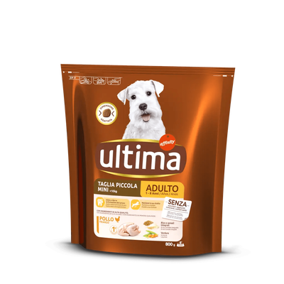 Ultima Dog Mini (1-10 kg) Adult (1-8 Anni) Pollo 800 g