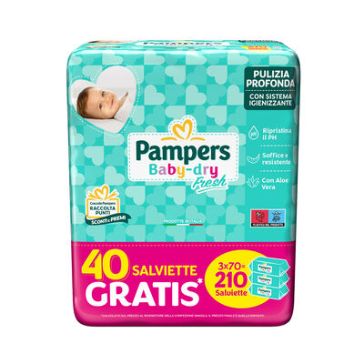Pampers Baby Fresh 210 Salviette