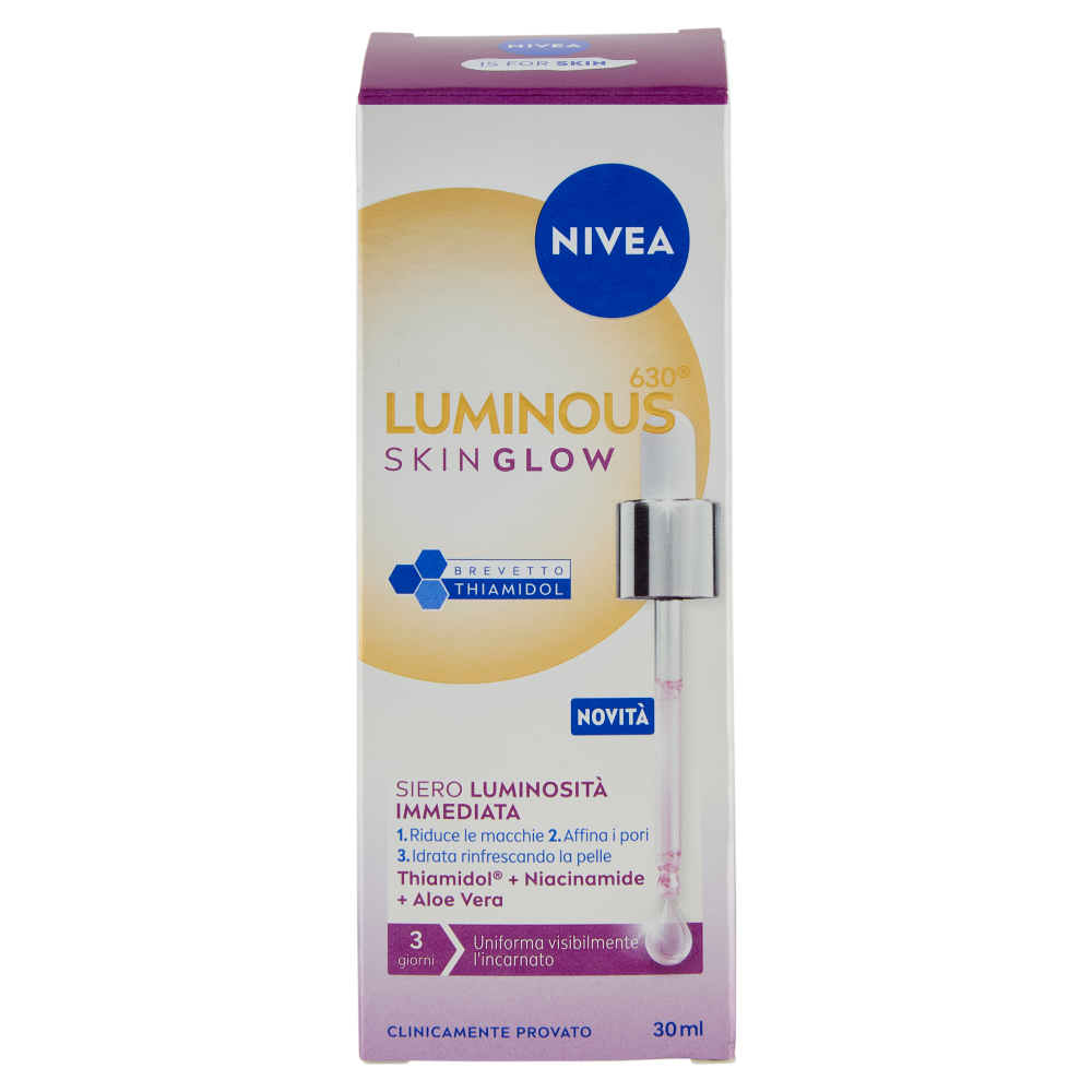 Nivea Luminous630 Skin Glow Siero Luminosit&agrave; Immediata 30 ml, , large