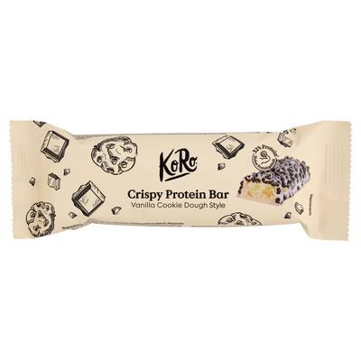 KoRo Crispy Protein Bar Vanilla Cookie Dough Style 60 g