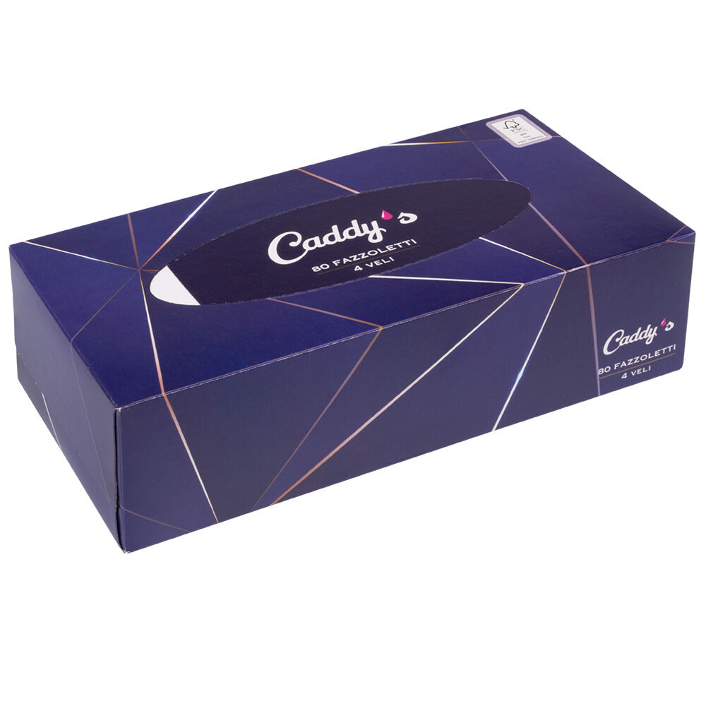 Caddy's Fazzoletti 4 Veli 80 Pezzi, , large
