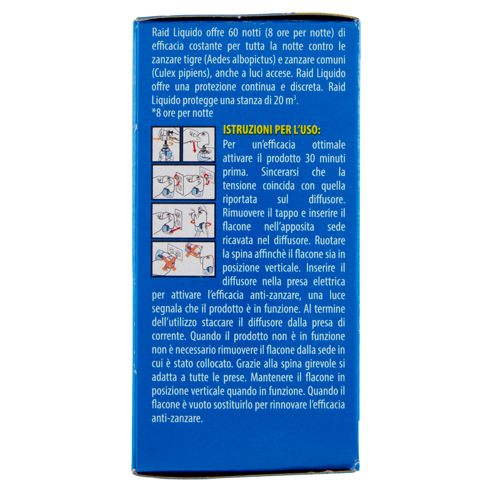 Raid Liquido Elettrico Ricarica Rosa e Sandalo di Bali 60 Notti, , large