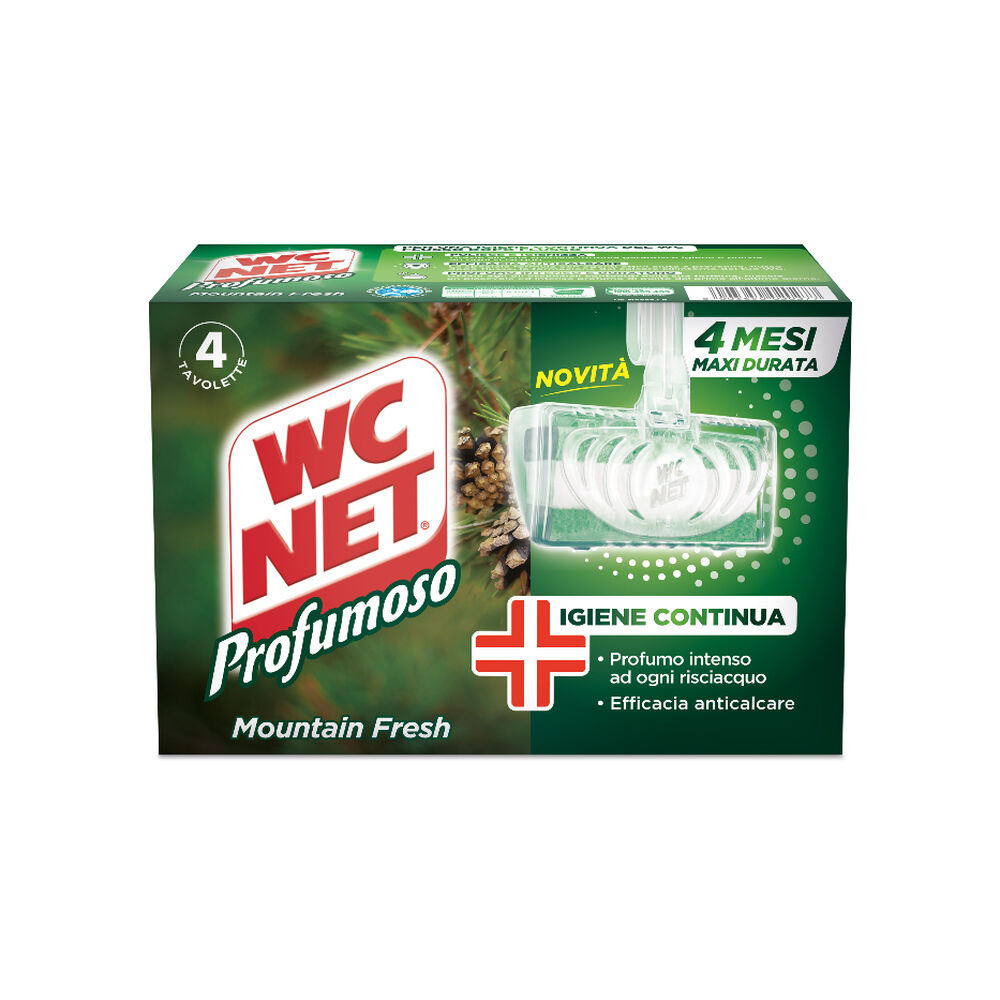 Wc Net Tavoletta Mountain Fresh 4 Pezzi, , large