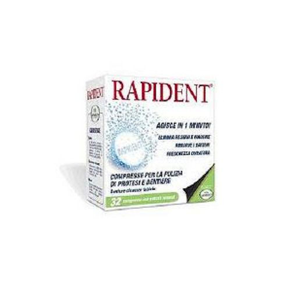 Rapident Pulizia Protesi 32 Compresse, , large