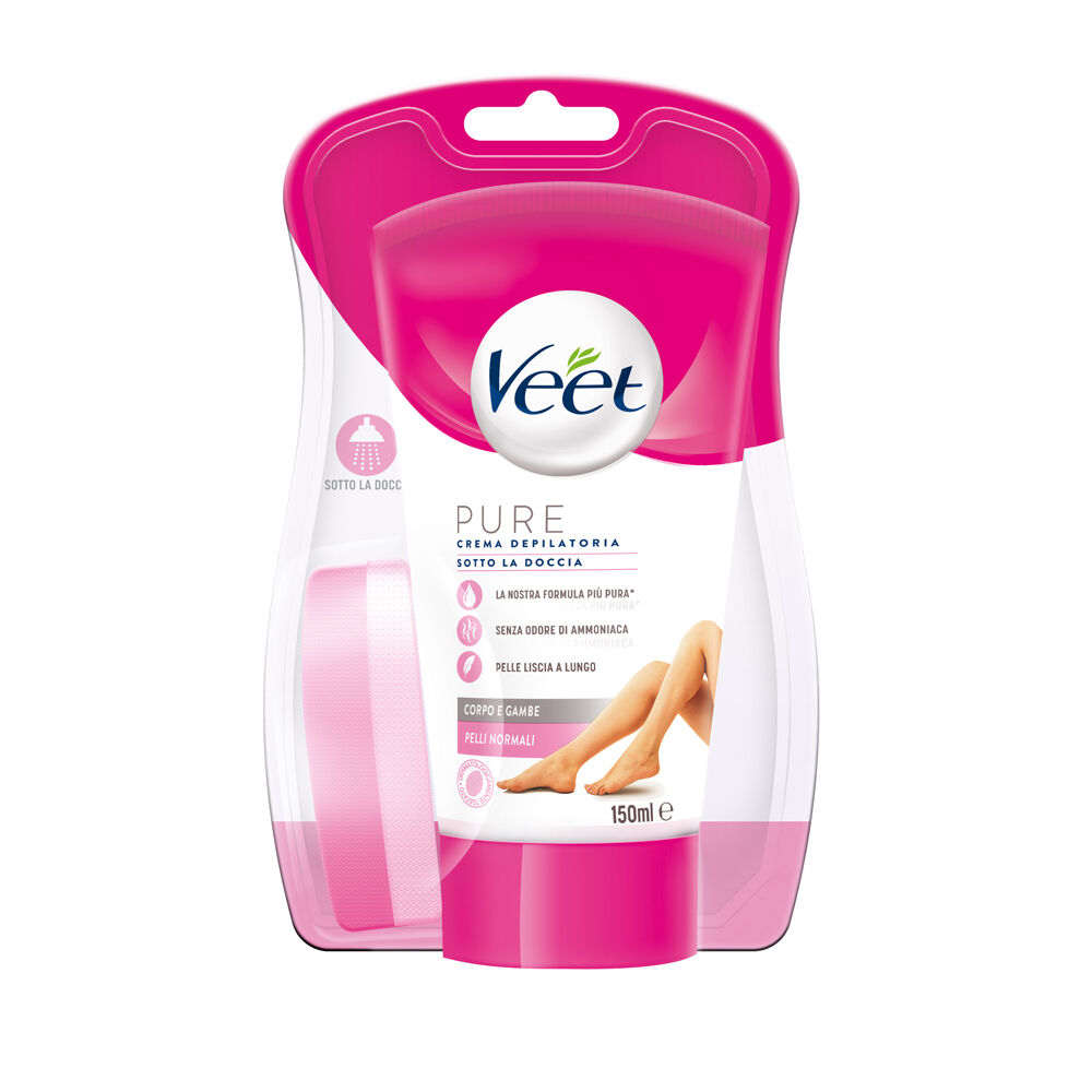 Veet Crema Sotto la Doccia Pelli Normali Silky Fresh Technology 150 ml, , large