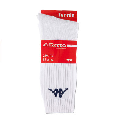 Kappa Calza Tennis Bianco 2 Paia Taglia 42/44