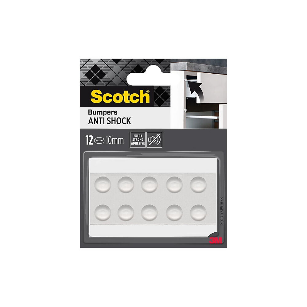 Scotch Paracolpi Tondi 10mm 12 Pezzi	, , large