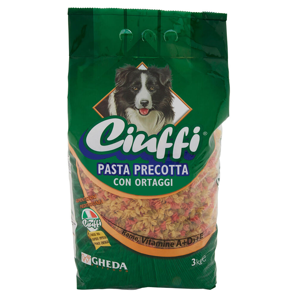Ciuffi Pasta Precotta con Ortaggi 3kg, , large